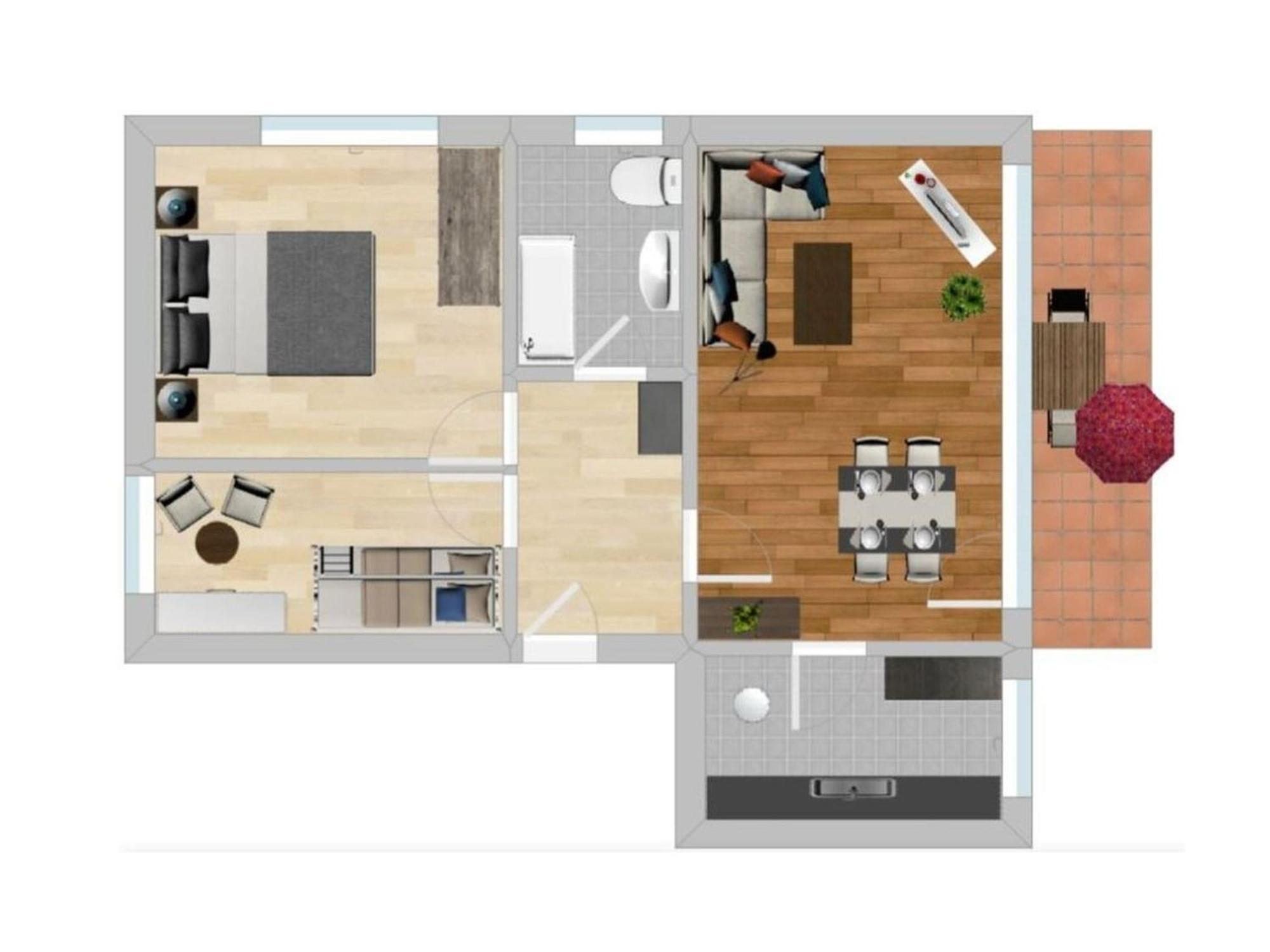 Ferienwohnung Wilde7 Seebach Bagian luar foto